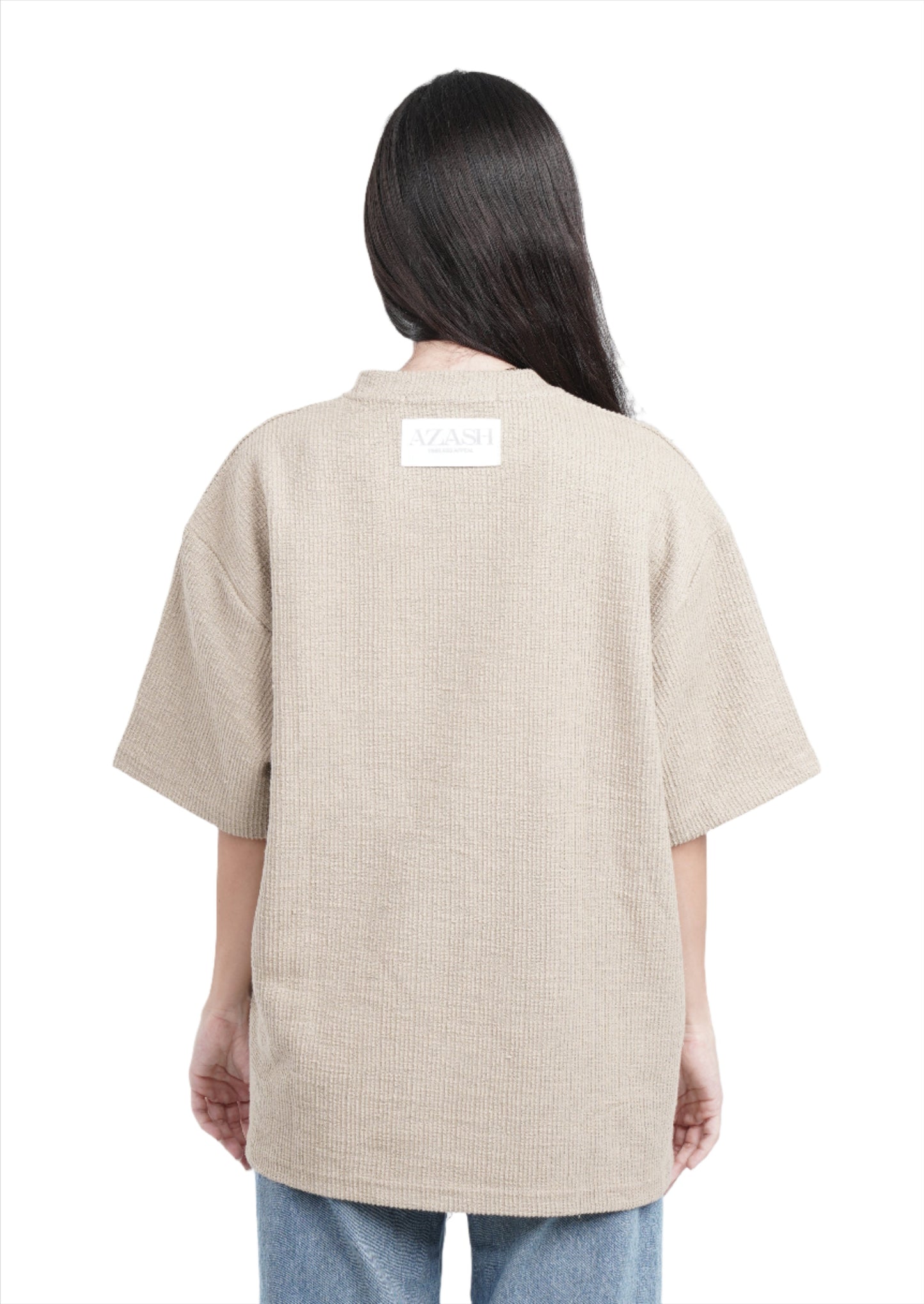 OLIVE TEXTURED TEE